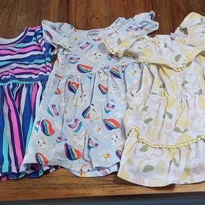 Assorted toddler girls dress bundle